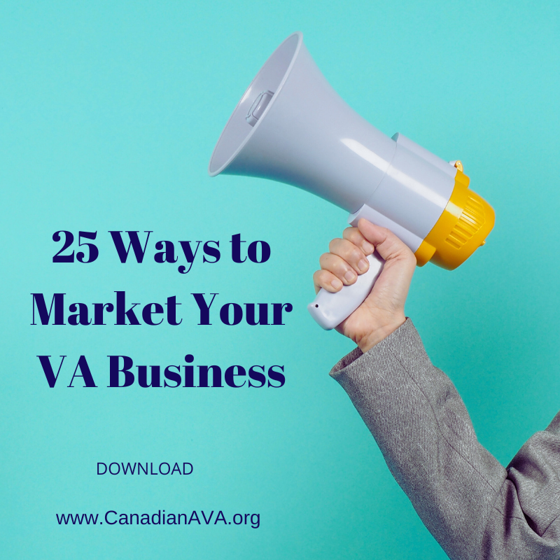 CAVA 25 Ways to Market Your VA Business
