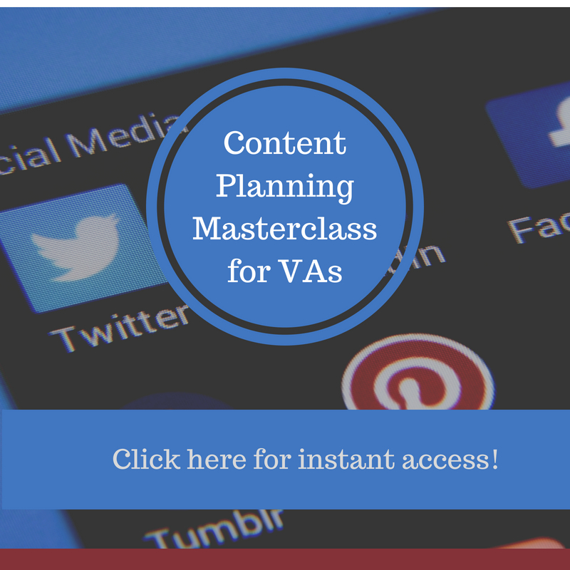 Content Planning Masterclass for VAs